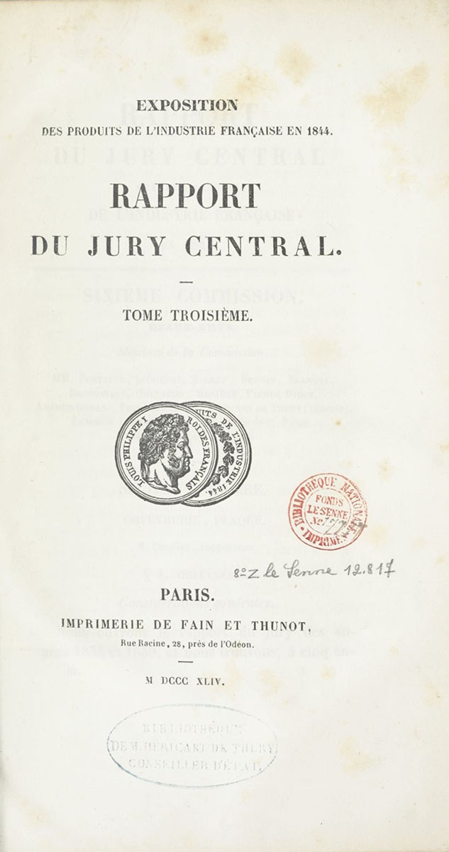 Rapport du jury central